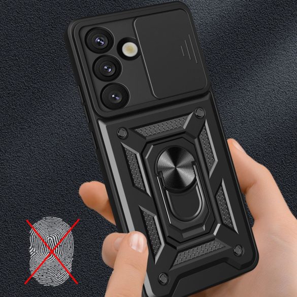 Hybrid Armor Camshield tok Xiaomi 15 - fekete