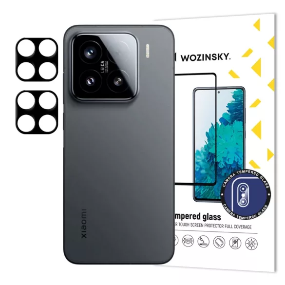 Wozinsky Full Camera Glass kamera lencse védő edzett üveg Xiaomi Redmi Note 14S - 2 db