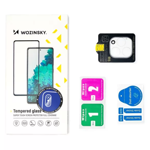 Wozinsky Full Camera Glass kamera lencse védő edzett üveg Xiaomi Redmi Note 14S - 2 db