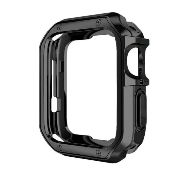 Soft Strong tok Apple Watch 45mm - fekete