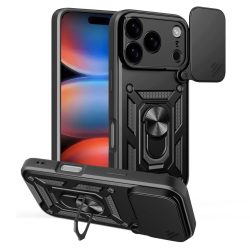 Hybrid Armor Camshield tok iPhone 17 Pro Max - fekete