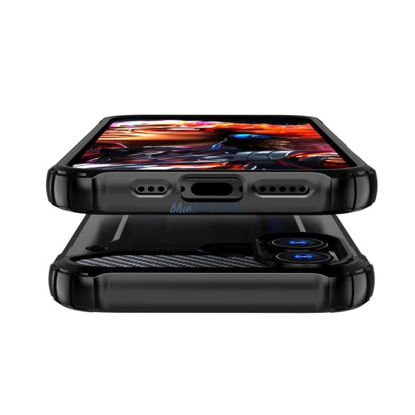 Hybrid Armor tok iPhone 17 - fekete