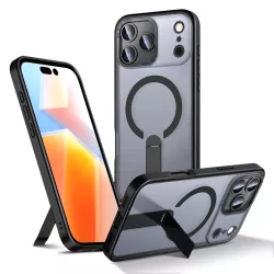   Hybrid Armor X MagSafe-kompatibilis tok iPhone 17 Pro - fekete
