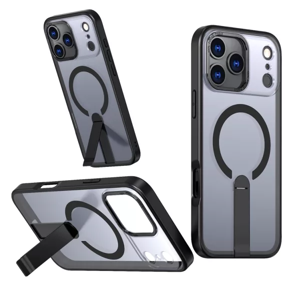 Hybrid Armor X MagSafe-kompatibilis tok iPhone 17 Pro - fekete