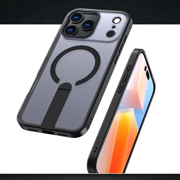 Hybrid Armor X MagSafe-kompatibilis tok iPhone 17 Pro Max - fekete