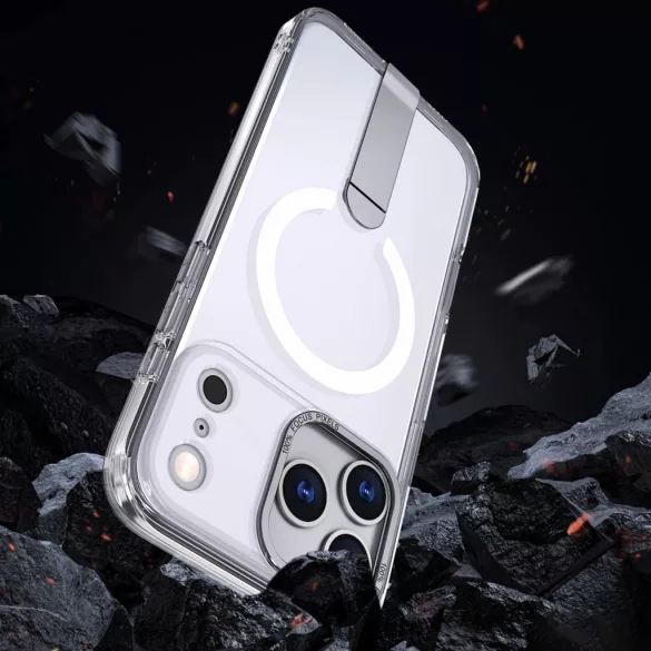 Hybrid Armor X MagSafe-kompatibilis tok iPhone 17 Pro - átlátszó
