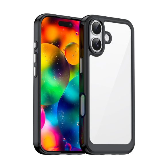 Outer Space tok iPhone 17 - átlátszó fekete