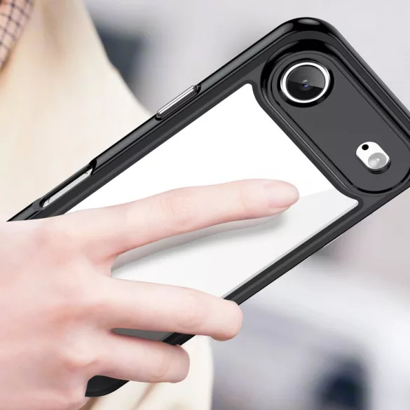 Outer Space tok iPhone Air - átlátszó fekete