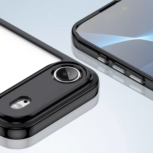 Outer Space tok iPhone Air - átlátszó fekete