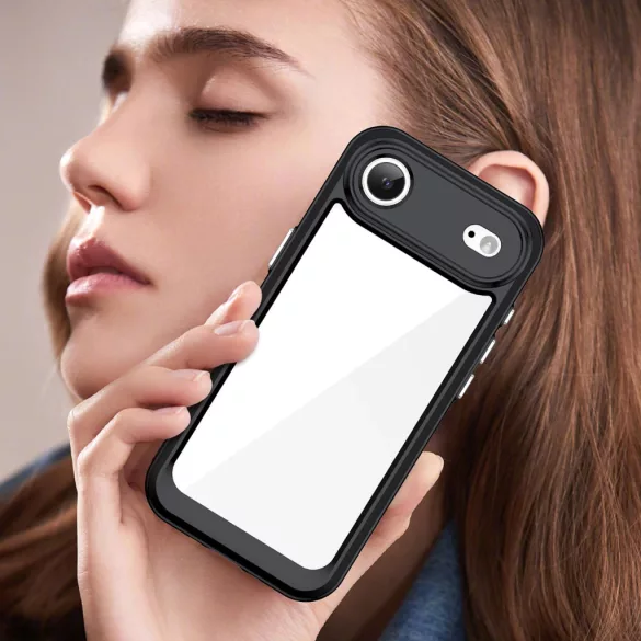 Outer Space tok iPhone Air - átlátszó fekete