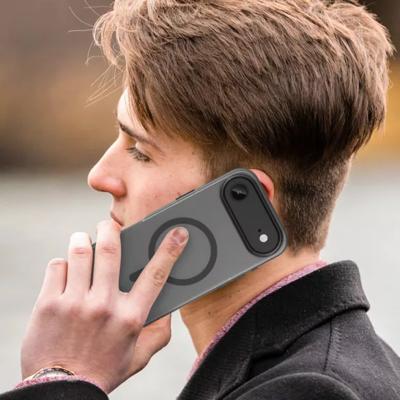 Magnetic Abrasive MagSafe-kompatibilis tok iPhone Air - fekete