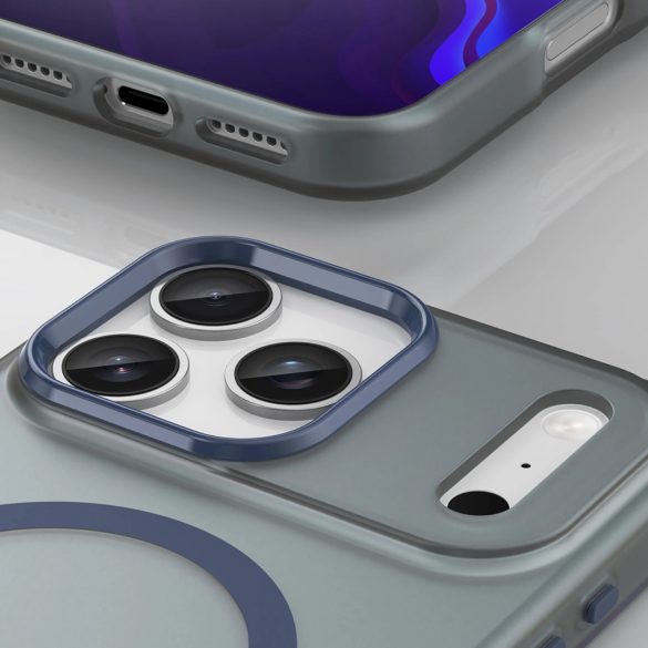 Magnetic Abrasive MagSafe-kompatibilis tok iPhone 17 Pro Max - kék