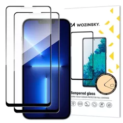   Wozinsky 9H edzett üveg fekete szegéllyel Samsung Galaxy A17 4G/5G - 2 db