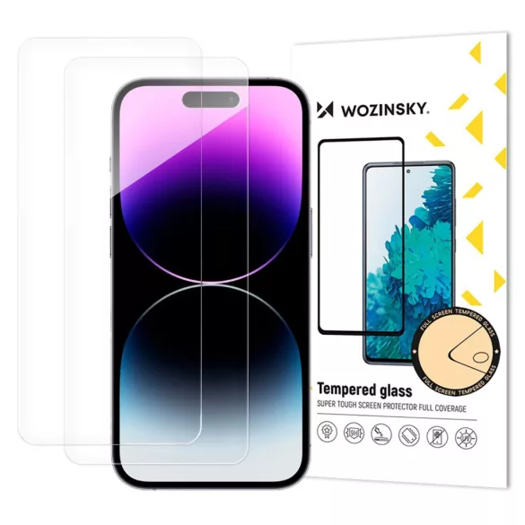 Wozinsky 9H edzett üveg iPhone Air - 2 db