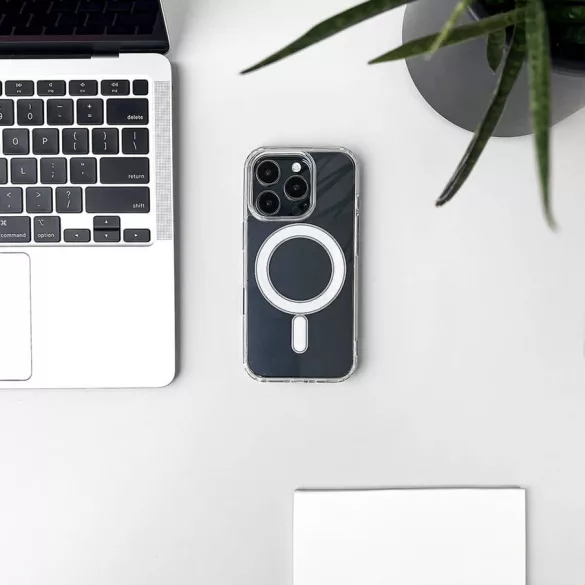 MagSafe kompatibilis átlátszó sarok tok iPhone 17 Air készülékhez - átlátszó