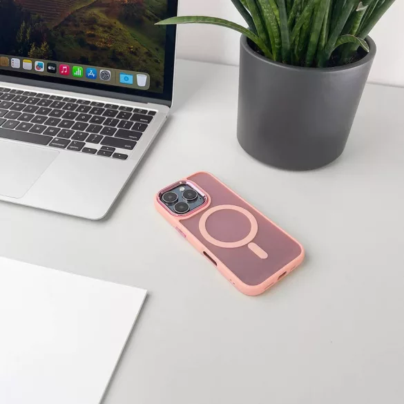 MagSafe kompatibilis tok iPhone 17 Air készülékhez - Rózsaszín