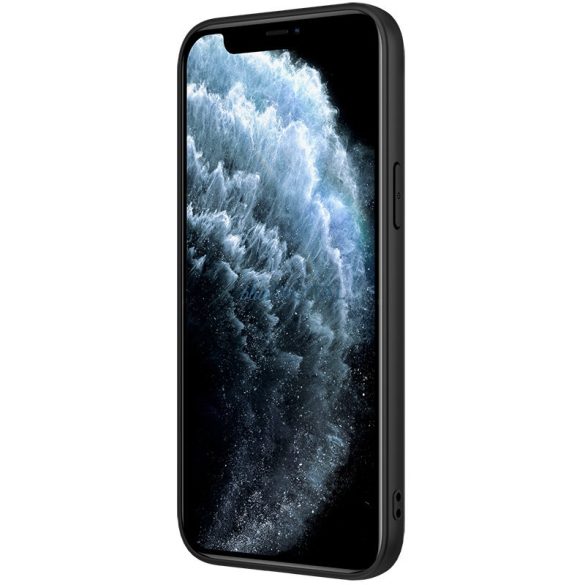 Nillkin Szintetikus anyagból készült tok ütésálló tok iPhone 12 Pro Max fekete