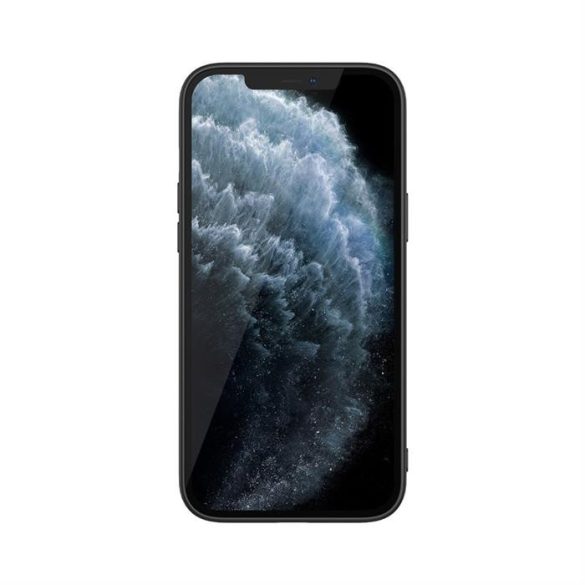 Nillkin textúrájú tok masszív telefontok gél tok és nylon hátán iPhone 12 Pro Max fekete