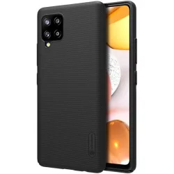   Nillkin Super Frosted Shield tok + kitámasztóval Samsung Galaxy A42 5G fekete