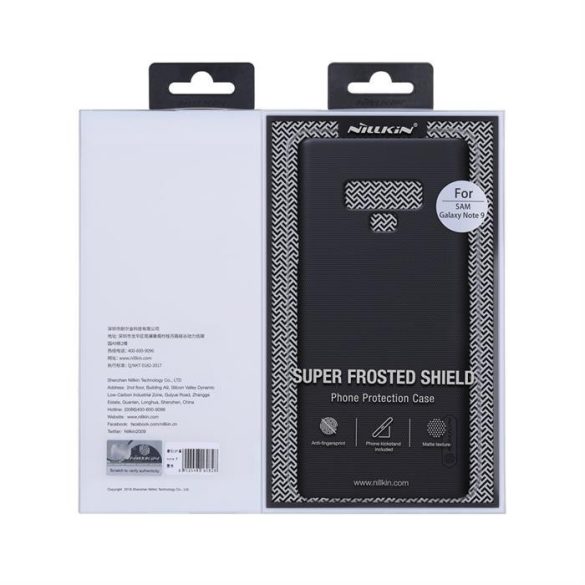 Nillkin Super Frosted Shield tok + kitámasztóval Samsung Galaxy A42 5G fekete