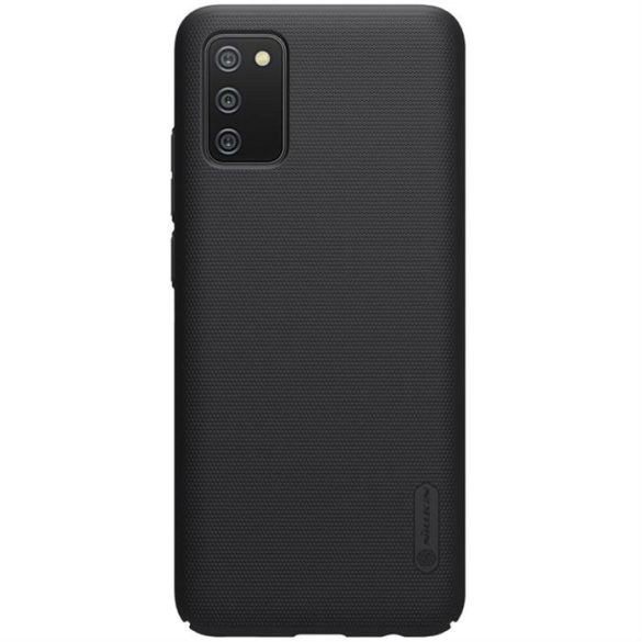 Nillkin Super Frosted Shield tok + kitámasztóval Samsung Galaxy A02s EU fekete