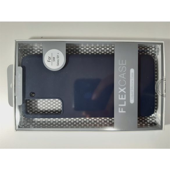 Nillkin Flex Pure Pro tok lágy rugalmas szilikon tok Samsung Galaxy S21 + 5G (S21 Plus 5G) kék (MagSafe kompatibilis)