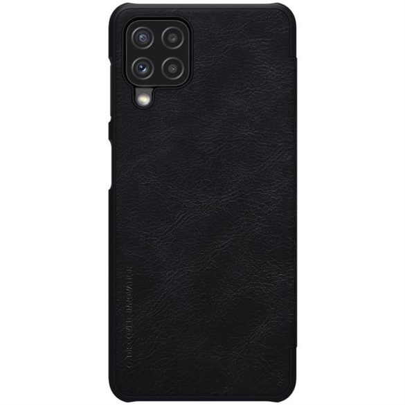 Nillkin Qin eredeti bőr telefontok a Samsung Galaxy A22 4G fekete