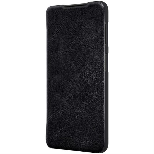 Nillkin Qin eredeti bőr telefontok a Samsung Galaxy A22 4G fekete