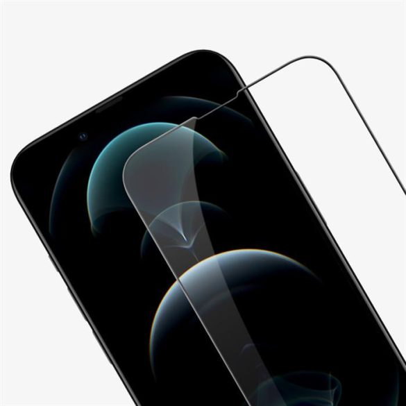 Nillkin CP + PRO Ultra vékony teljes képernyős edzett üveg tempered glass 0,2 mm 9H iPhone 13 mini fekete üvegfólia