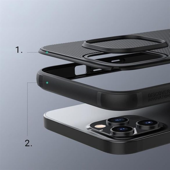 Nillkin Super Frosted Shield Pro Tartós iPhone 13 Pro Max Black tok