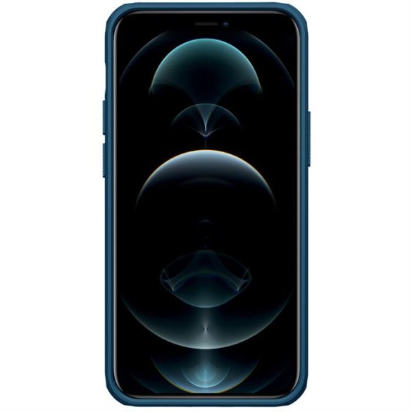 Nillkin Super Frosted Shield tok + kitámasztható iPhone 13 Mini Blue