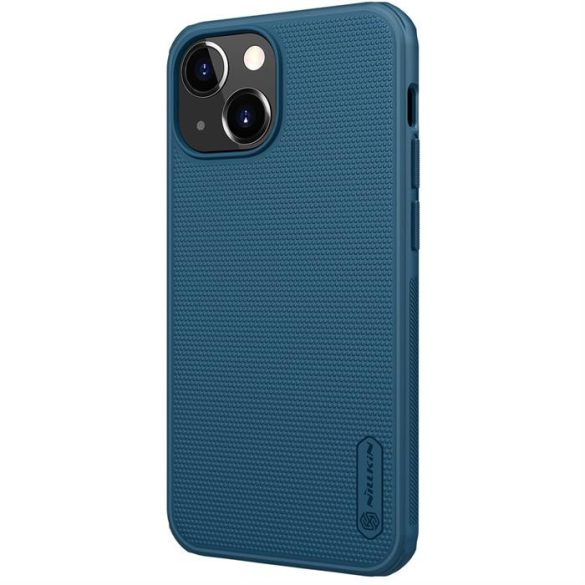 Nillkin Super Frosted Shield tok + kitámasztható iPhone 13 Mini Blue