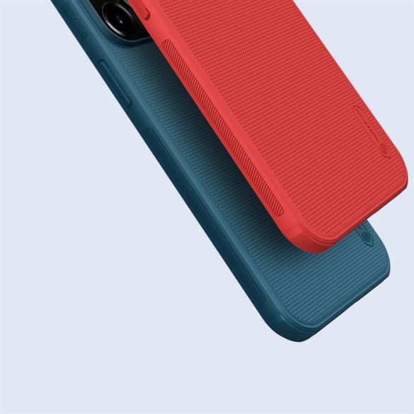 Nillkin Super Matted Shield tok + kitámasztható iPhone 13 Pro Blue