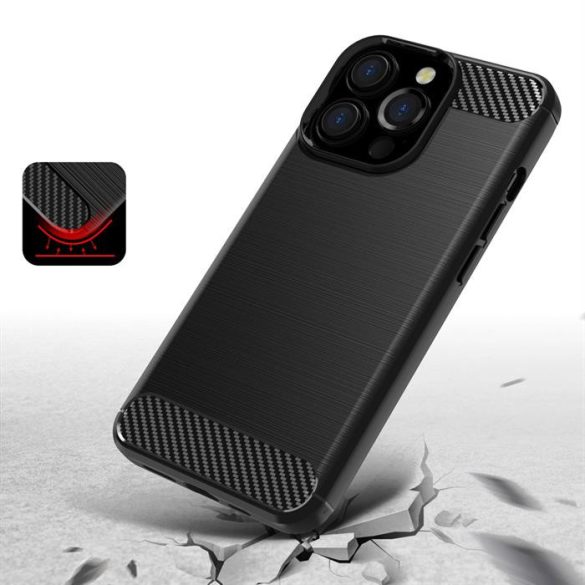Nillkin szintetikus szálas szén-dioxid-tok az iPhone 13 Pro Black