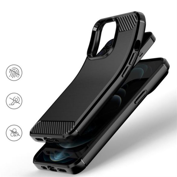 Nillkin szintetikus szálas szén-dioxid-tok az iPhone 13 Pro Black