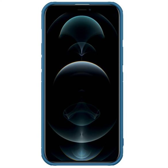 Nillkin Cyclops tok tartós telefontok kameravédős telefontok és összecsukható kitámasztóval iPhone 13 Pro Max kék