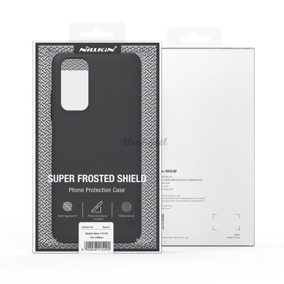 Nillkin Super Frosted Shield Xiaomi Redmi Note 11T 5G / Note 11S 5G / Note 11 5G (China) / Poco M4 Pro 5G fekete tok
