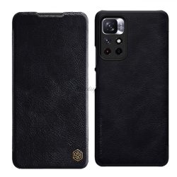   Nillkin Qin könyvtok Xiaomi Redmi Note 11T 5G / Note 11S 5G / Poco M4 Pro 5G - fekete