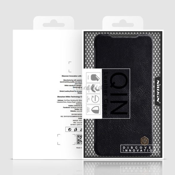 Nillkin Qin könyvtok Xiaomi Redmi Note 11T 5G / Note 11S 5G / Note 11 5G (China) / Poco M4 Pro 5G fekete