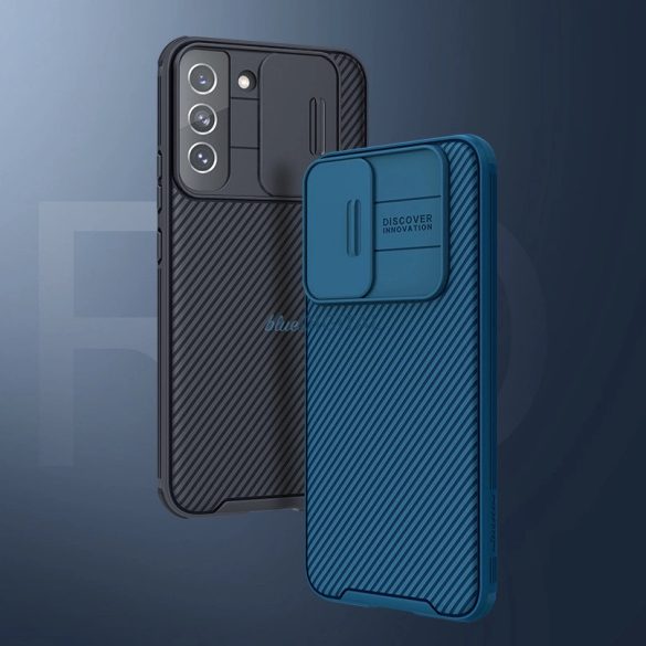 Nillkin CamShield Pro Case tok kamera lencse védővel Samsung Galaxy S22 - fekete