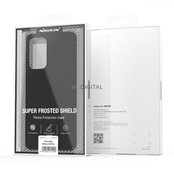 Nillkin Super Frosted Shield Pro tok tartós Samsung Galaxy A33 5G fekete fekete