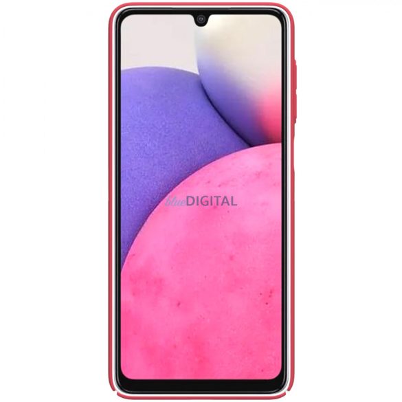 Nillkin Super Frosted Shield megerősített tok + állvány Samsung Galaxy A33 5G piros