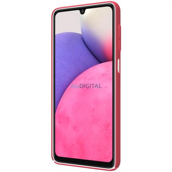 Nillkin Super Frosted Shield megerősített tok + állvány Samsung Galaxy A33 5G piros