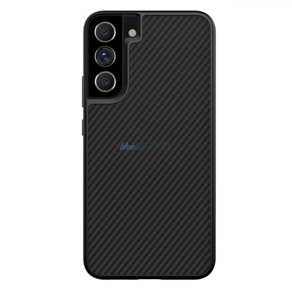 Nillkin Szintetikus anyagból készült tok ütésálló tok Samsung Galaxy S22 + (S22 Plus) fekete