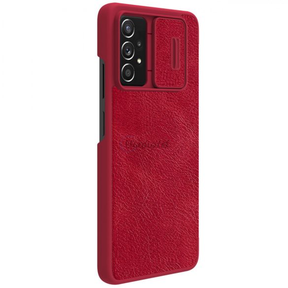 Nillkin Qin bőr tok Samsung Galaxy A73 piros