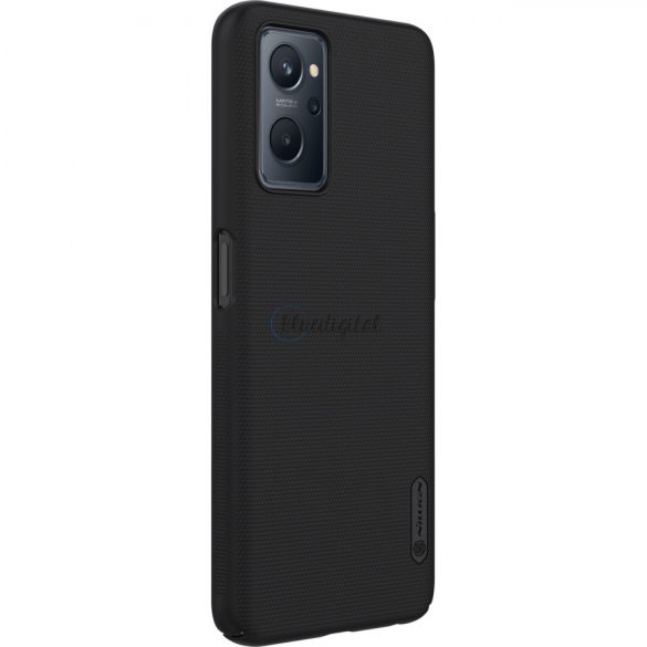 Nillkin Super Frosted Shield megerősített tasak telefontok + állvány Realme 9i fekete