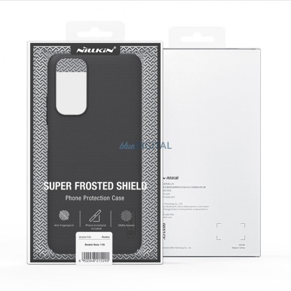 Nillkin Super Frosted Shield keményített tok + állvány Xiaomi Redmi Note 11S / Note 11 piros