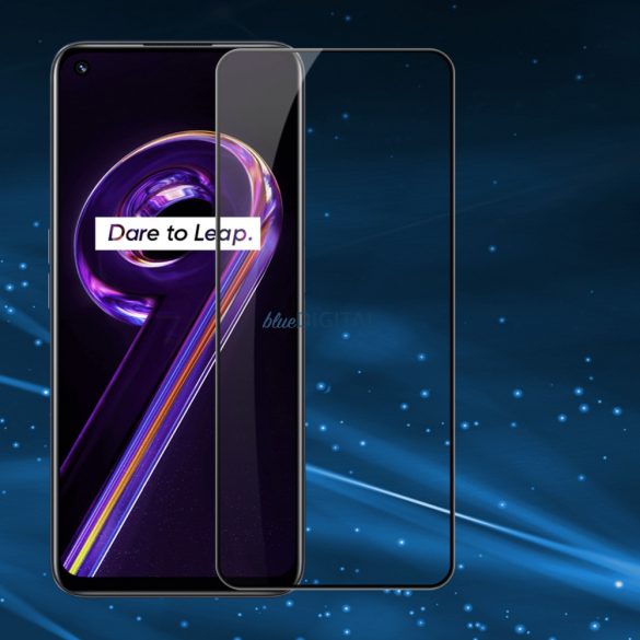 Nillkin CP + PRO ultra-vékony, teljes képernyős edzett üvegfólia 0,2 mm-es 9H Realme 9 Pro fekete