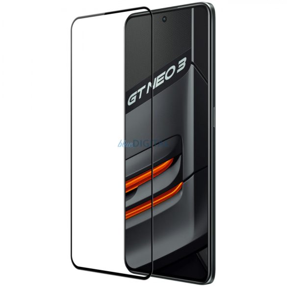 Nillkin CP + PRO ultra-vékony, teljes képernyős edzett üvegfólia 0,2 mm-es 9H Realme GT Neo 3 fekete