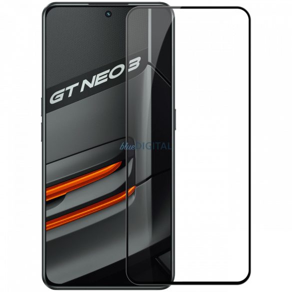 Nillkin CP + PRO ultra-vékony, teljes képernyős edzett üvegfólia 0,2 mm-es 9H Realme GT Neo 3 fekete
